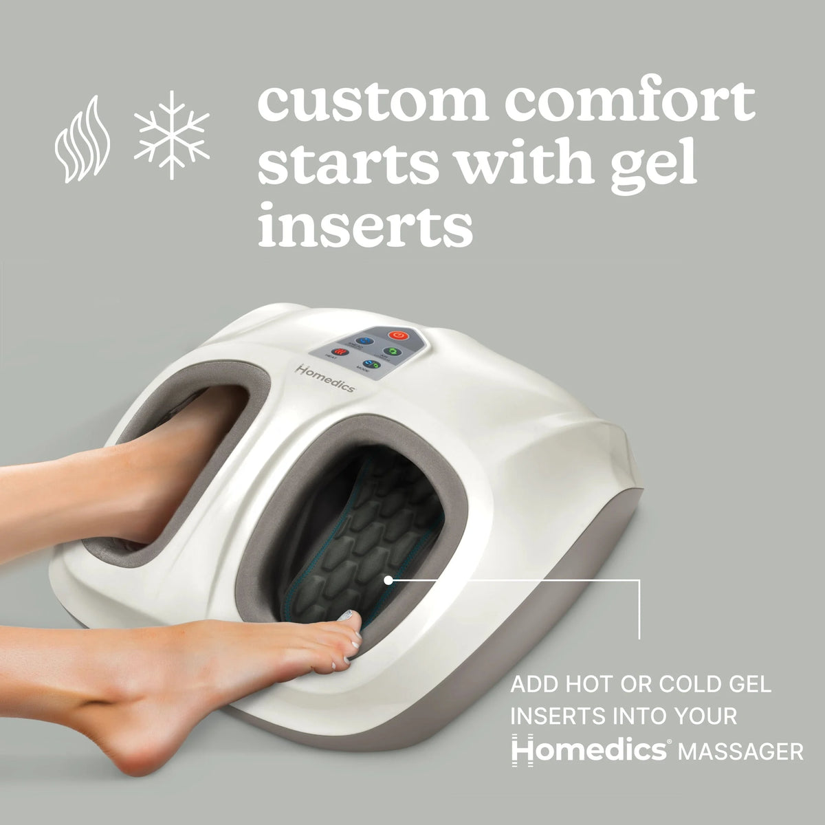 Homedics Foot Massager Gel Inserts